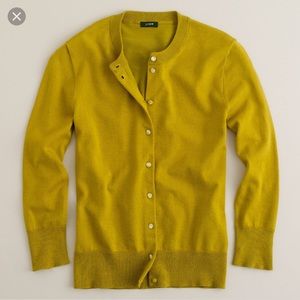 J Crew Jackie Olive green Cardigan